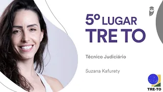 Suzana Kafurety - Aprovada em 5° lugar para técnico judiciário no concurso TRE TO.