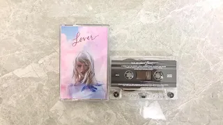 unboxing - taylor swift lover cassette