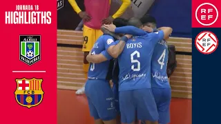 Resumen #PrimeraDivisiónFS | Viña Albali Valdepeñas 4-2 Barça | Jornada 18