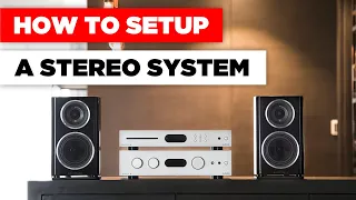 How To Setup A Basic HIFI Stereo System | Turntable, Amp & Speakers