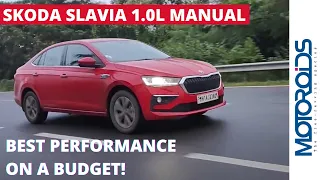 Skoda Slavia 1.0L Manual | Performance, Handling, Mileage | All Details | Motoroids