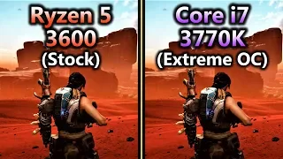 Ryzen 5 3600 (Stock) vs Core i7 3770K (OC) | 8 PC Gameplay Benchmark Test