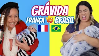 GRÁVIDA NO BRASIL VS GRÁVIDA NA FRANÇA | RÊ ANDRADE ft. KATHY CASTRICINI