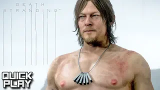 Death Stranding Starring Norman Reedus! Intro Gameplay! (Quick Play)