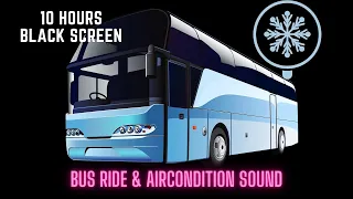 BUS RIDE and AIRCONDITION Sound | White Noise Sound for Relaxing, Sleeping, Studying, Focus