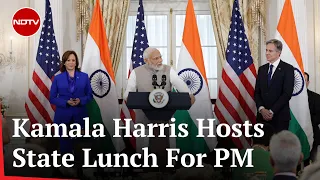 Kamala Harris Talks About "India's Global Impact" As She Hosts State Lunch For PM Modi
