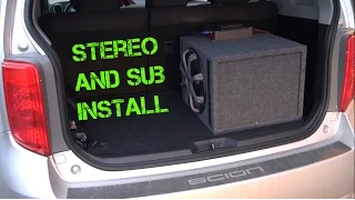 2008 Scion xB Build 3 (Stereo and Subwoofer Install)