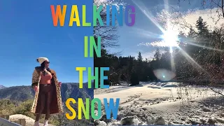 WALKING IN THE SNOW/CRESTLINE, CALIFORNIA🇺🇸