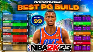 NBA 2K LEAGUE PRO SHOWS BEST PG BUILD IN NBA 2K23! *BEST PG BUILD IN 2K HISTORY*