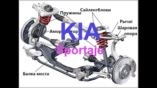 СТУЧИТ И СКРИПИТ ХОДОВАЯ  KIA SPORTAJE 3 осмотр ходовой. Как найти стук в подвеске