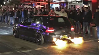 Best Of VW GOLF 4 & 5 R32 Compilation | Loud Exhaust Sounds, TURBO, ANTILAG, FLAMES