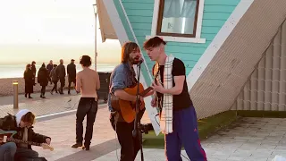 Ren & Gorran are Chasing the Devil in Reggae style! The Big Push boys busking in Brighton #16