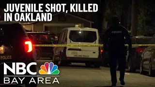 Juvenile Shot, Killed in Oakland