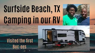 Surfside Beach, Texas / Camping on the beach in our RV/ ep. 10