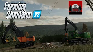 Farming Simulator 22 | Logging With the crew | EP 1