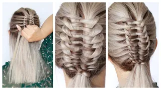 DIY Suspended Infinity Braid for short to medium hair by Another Braid