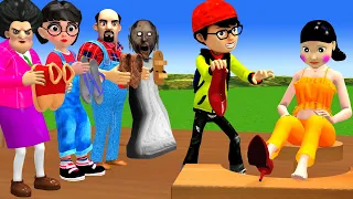 Scary Teacher 3D vs Squid Game Fashion Shoes Nice or Error 5 Times Challenge Tani vs Granny Loser