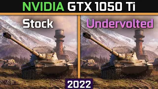 NVIDIA GEFORCE GTX 1050 Ti | STOCK vs UNDERVOLTED | 2022