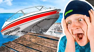 HE DESTROYED MY $10,000 BOAT?!