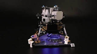 BriksMax Light Kit For Lego Creator NASA Apollo 11 Lunar Lander 10266