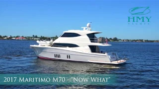 2017 Maritimo M70  NOW WHAT - For Sale with HMY Yachts