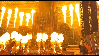 Rammstein Sonne 4K HDR Poland Chorzów 30.07.2023 Fire Zone Stadion Śląski