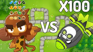 God Boosted Cave Monkey VS. 100 Z.O.M.Gs