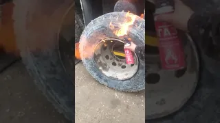 Взрыв колесо безкамерки