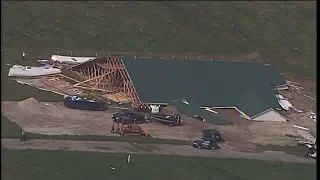 Storm damage in Middlefield