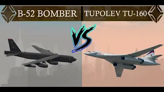 comparison: B-52 BOMBER VS TUPOLEV TU-160