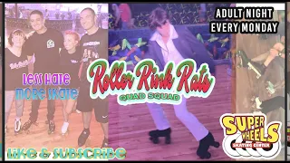 NEW WOODEN SKATING FLOOR: Roller Rink Rats presents Super Wheels Skating Center Miami FL ADULT NIGHT