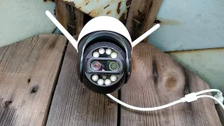 Wifi camera with two lenses and eight times zoom! A very cool thing! Full review.