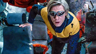 Quicksilver Saves Everyone.. In Space Scene - X-MEN: DARK PHOENIX (2019) Movie Clip