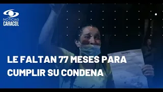 Gracias a ley para mujeres cabeza de hogar, sale primera presa que acabará de pagar pena en libertad