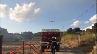 Incendie sur la rocade à Ajaccio