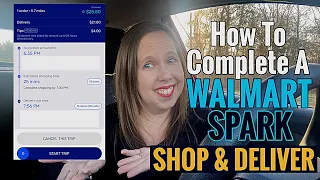 How To Complete A Shop & Deliver on Walmart Spark! Full Tutorial