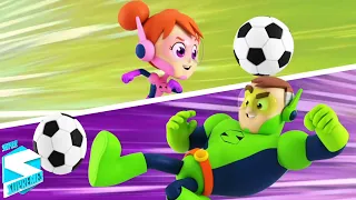 Футбольная песня + Более дошкольные развивающие видео для детей