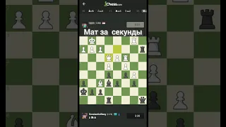 Online chess.  Mate in the final seconds. #onlinechess #rapid #shots