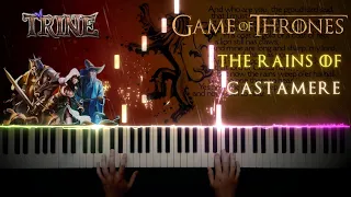 The Rains of Castamere - Game Of Thrones| Trine Main Theme - Medley - Synthesia Piano Cover/Tutorial