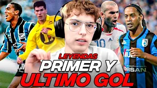 DAVOO XENEIZE REACCIONA AL PRIMER Y ULTIMO GOL DE CADA LEYENDA DEL FUTBOL (ZIDANE, HENRY, RIQUELME)