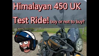 RE Himalayan 450 - First UK test ride! Decision time - to buy or not to buy?!