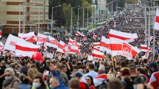 Беларусь. Марш освобождения политзаключенных | 04.10.20