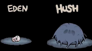 The Binding of Isaac: Afterbirth+ - Hush boss fight with Eden - Hard Mode (PS4 Pro)