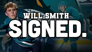 WILL SMITH SIGNS WITH THE SAN JOSE SHARKS