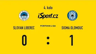 FC Slovan Liberec vs Sk Sigma Olomouc 4.kolo Het liga