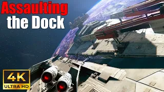 Battlefront 2 in 2024: Assaulting the SPACE DOCK - Starfighter Assault Gameplay [PC 4K]