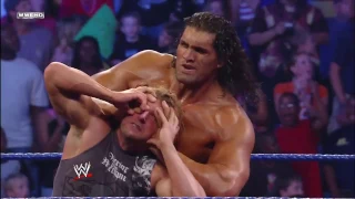 Triple H vs. The Great Khali Broken Glass Arm Wrestling |WWE|