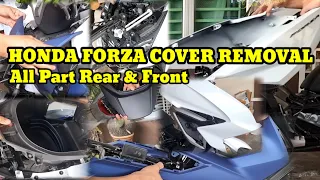 FORZA COVER REMOVAL BONGKAR HONDA FORZA