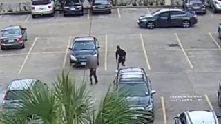 Raw video: Video shows man being robbed in parking lot of Houston's Asiatown