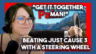 Mom Reacts *get it together man!* Beating Just Cause 3 with a Steering Wheel by MartincitopantsLIVE